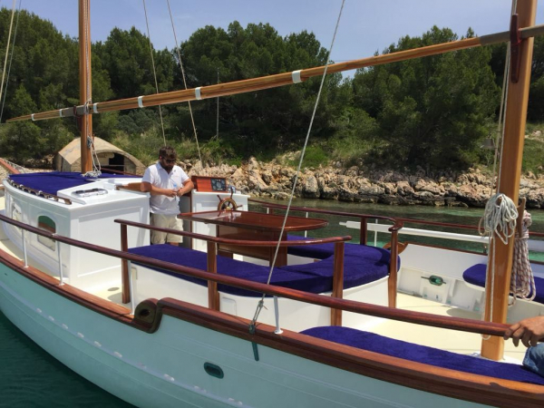 Typische mallorquinische Llaut inkl. Skipper 12 Pax Pollenca