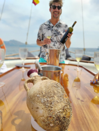 Typische mallorquinische Llaut inkl. Skipper 12 Pax Pollenca